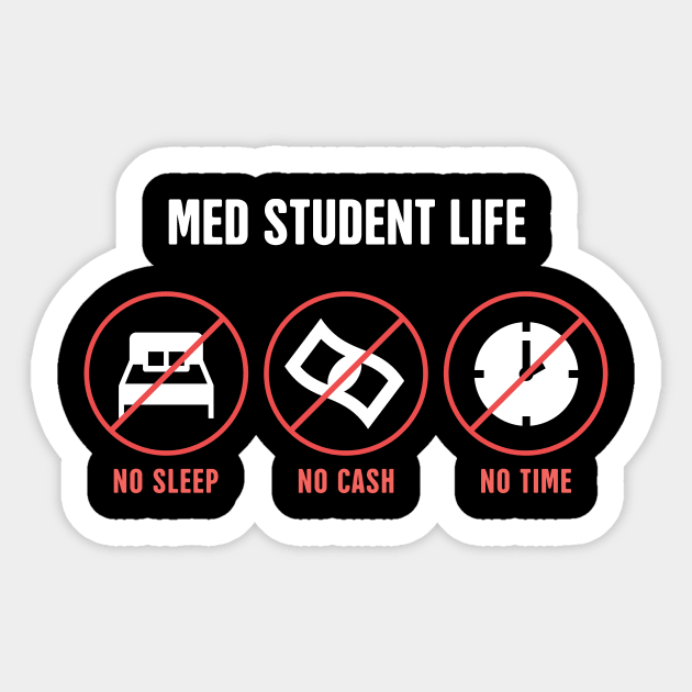 Medical Student Life | Medical School Sticker by Wizardmode